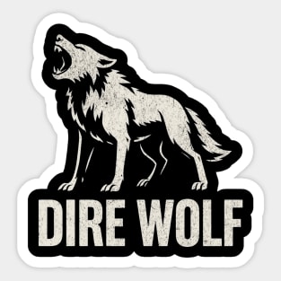 Dire-Wolf Sticker